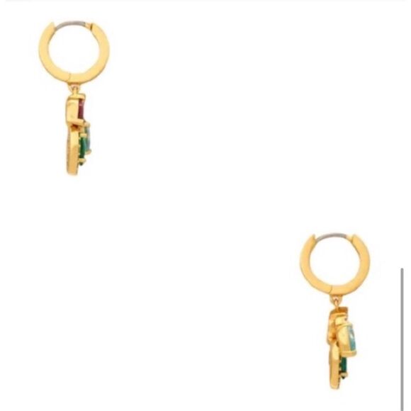 Kate Spade NEW earrings -  Light up the Room hoop dangle earrings - Picture 8 of 9
